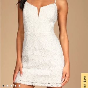 NWT Lulus Feeling Darling White Dress